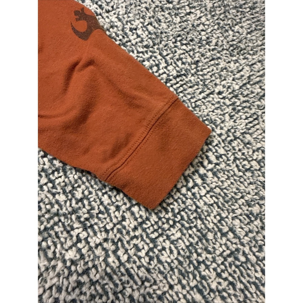 Star Wars Rebels Logo Men's Long Sleeve T-Shirt Size Large Burnt Orange Tee - Picture 5 of 13